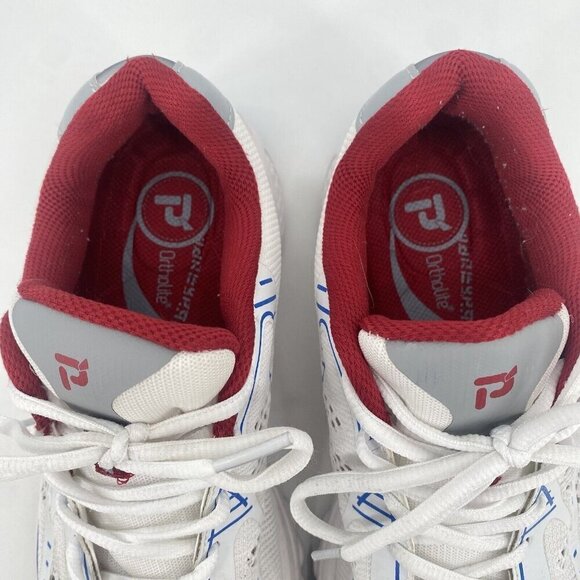 Propet Women's Size 7.5 M One LT Running Shoe White Red Walking Cushion Comfort - Picture 9 of 13